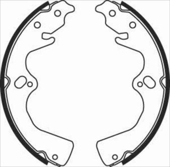 Гальмівні колодки барабанні STARLINE BC 08470