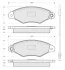 Гальмівні колодки дискові STARLINE BD S085 (фото 1)