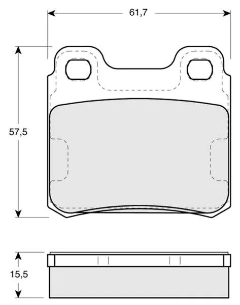 Гальмівні колодки дискові STARLINE BD S103 (фото 1)