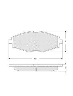 Гальмівні колодки дискові STARLINE BD S134