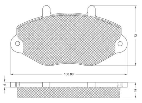 Гальмівні колодки дискові STARLINE BD S137