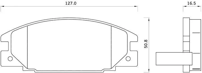 Гальмівні колодки дискові STARLINE BD S261 (фото 1)