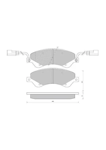 Гальмівні колодки дискові STARLINE BD S849P (фото 1)