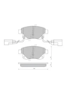 Гальмівні колодки дискові STARLINE BD S850P