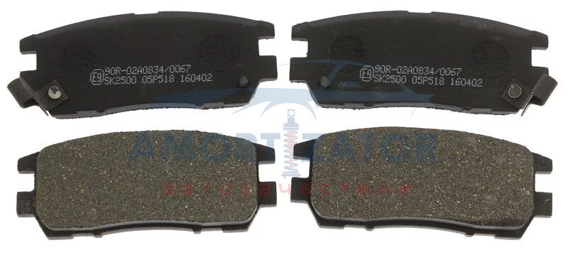Гальмівні колодки дискові STARLINE BD S878 (фото 1)