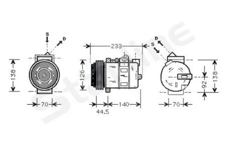 Компресори кондиціонерів STARLINE DK STK0189