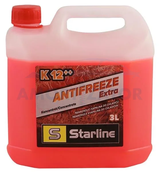 Охолоджуюча рідина G12++ 3л. STARLINE NA K12PP3 (фото 1)
