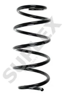 VW пружина передня L=315mm Golf V,VI,Touran, Audi A3,Skoda Octavia III (спорт.підв.) (сірий/красн.) SUPLEX 39279