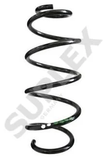 VW пружина передня L=349mm Polo 09-,Skoda Fabia III,Rapid 12- (білий.) SUPLEX 39338