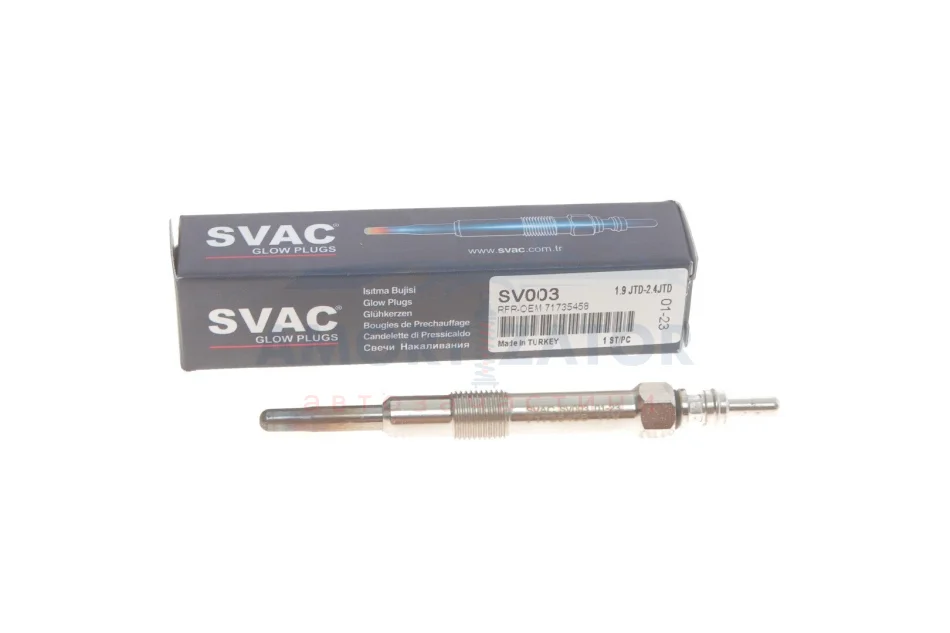 Свічка розжарювання SVAC SV003 (фото 1)