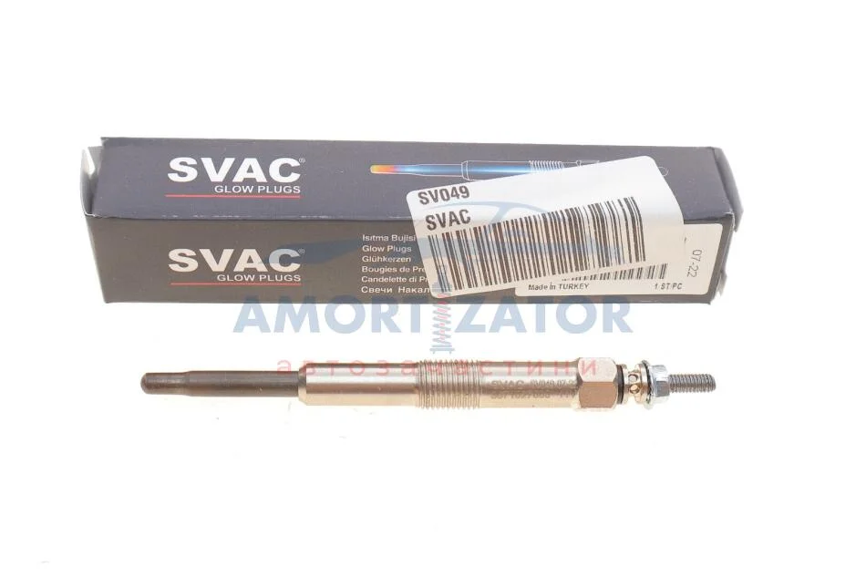 Свічка розжарювання SVAC SV049 (фото 1)