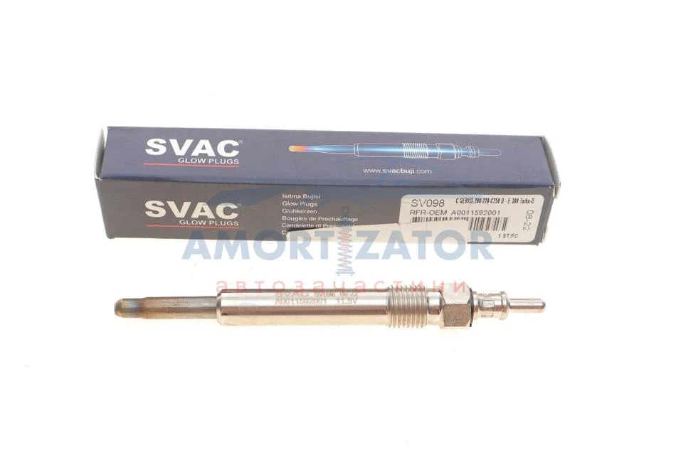 Свічка розжарювання SVAC SV098 (фото 1)