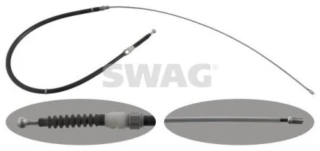 Трос ручного гальма SWAG 30948306