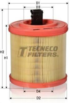 Фільтр повітряний BMW E81/E87 130i 09/05-, E90/E91/E92 323-330i TECNECO AR18114