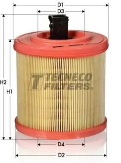 Фільтр повітряний BMW E81/E87 130i 09/05-, E90/E91/E92 323-330i TECNECO AR18114