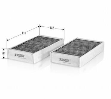 Фільтр салону вугільн. BMW 7 (F01/F02) 08-/523i (F10/F11/F18) 10- TECNECO CK2533C-2