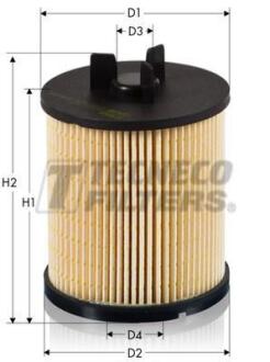 Фільтр паливний Audi A2 1.2TDI/1.4TDI 00-05 TECNECO GS0819/3E