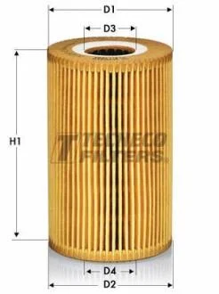 Фільтр масляний MB W168 A140A160A190 [M166.940/960/990] 97 TECNECO OL0206E
