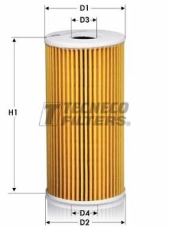 Фільтр масляний Chrysler Voyager 2.8CRD 07-/Jeep Cherokee 2.8CRD 05-08/Wrangler 2.8CRD 07- TECNECO OL2167E