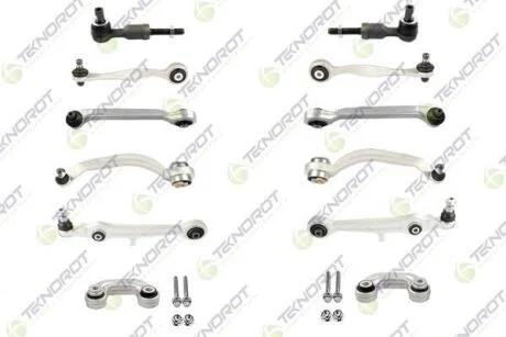 VW К-кт важелів 20mm +тяги стаб.+наконечн. Audi A4,A6 1.8-6.0,Passat 96- TEKNOROT A555