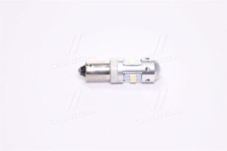 Лампа LED габарит, панель приладів, 24V T4W (BA9S) 8SMD CANBUS WHITE <> TEMPEST TMP-L11158CHW