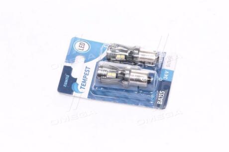 Лампа LED покажчиків поворотів і стоп-сигналів 24V BA15S 14SMD WHITE <> TEMPEST TMP-LX16-S25-24