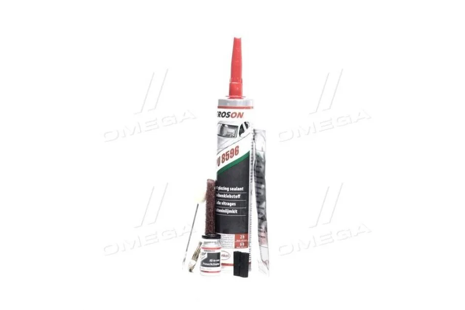 Вклейка скла BOND120 SET (PU 8596) (покращений, 2/6 годин, 2 сертиф. TUV, зі струною) набір TEROSON 2669223 (фото 1)
