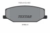 Комплект гальмівних колодок передн, MAZDA AZ OFFROAD SUZUKI JIMNY, LJ80, SAMURAI, SJ410, SJ413, SUPER CARRY 0.7-1.9D 01.80- TEXTAR 2114202 (фото 1)