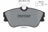 Комплект гальмівних колодок передн, VW CALIFORNIA T4 CAMPER, TRANSPORTER T4 1.8-2.8 07.90-06.03 TEXTAR 2147902 (фото 1)