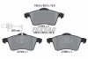Комплект гальмівних колодок передн, VW CALIFORNIA T4 CAMPER, TRANSPORTER T4 1.9D-2.8 07.90-06.03 TEXTAR 2188501 (фото 1)