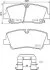 Комплект гальмівних колодок задн, HYUNDAI H350 2.5D 04.15- TEXTAR 2241801 (фото 1)