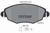 Комплект гальмівних колодок передн, FORD MONDEO III JAGUAR X-TYPE I 1.8-3.0 10.00-12.09 TEXTAR 2327904 (фото 1)