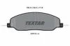Комплект гальмівних колодок передн, FORD USA MUSTANG 3.7-5.4 01.04- TEXTAR 2451301 (фото 1)