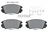 Комплект гальмівних колодок передн, HYUNDAI SONATA V KIA MAGENTIS II 2.0-2.7 01.05-12.10 TEXTAR 2458601 (фото 1)