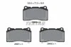 Комплект гальмівних колодок передн, ALFA ROMEO GIULIETTA HONDA CIVIC X, CIVIC XI RENAULT MEGANE III SUBARU IMPREZA TESLA MODEL S, MODEL X, ROADSTER 1.6D-Electric 11.01- TEXTAR 2585001 (фото 1)