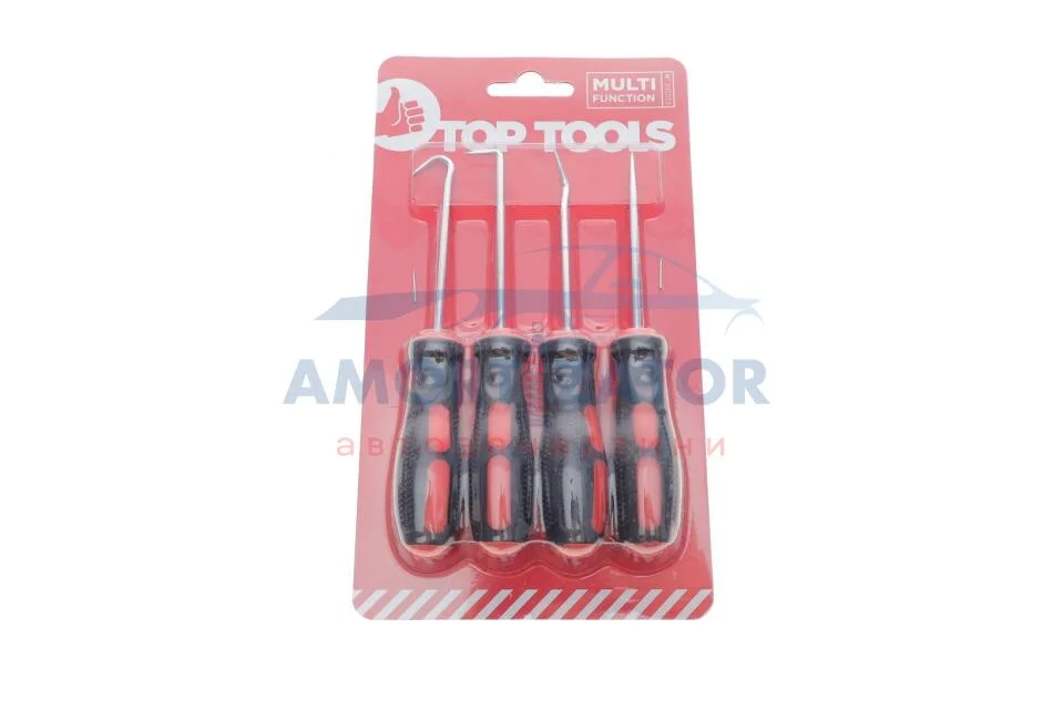 Крюки 140 мм,набір 4 шт TOP TOOLS 39D173 (фото 1)