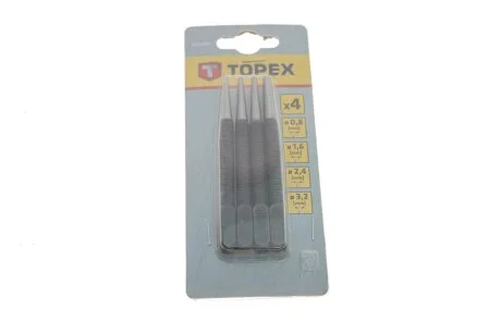 Пробивач для цвяхів, набір 4 шт. TOPEX 03A440