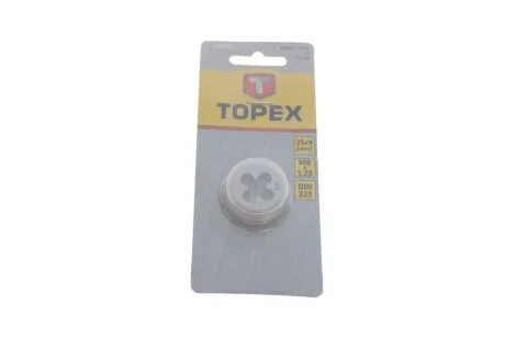 Плашка М8, 25 х 9 мм TOPEX 14A308