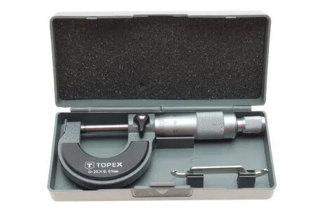 Мікрометр 0-25 мм TOPEX 31C629