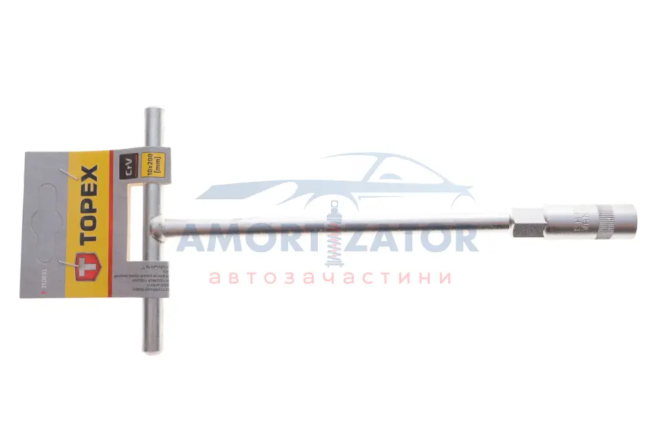 Ключ торцевий д/внутр., 6-гранника, 10 х 200 мм TOPEX 35D031 (фото 1)