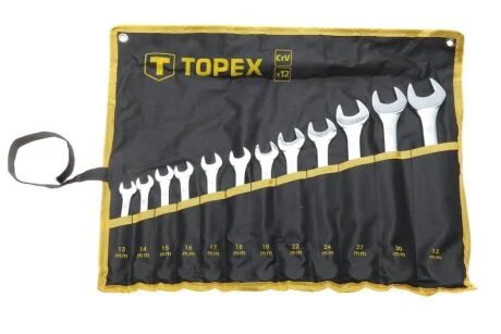 Ключі комбіновані, 13 -32 мм, набір 12 шт.*1 уп. TOPEX 35D758