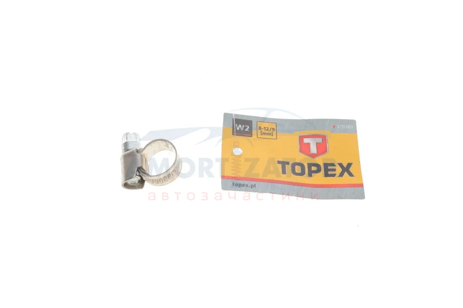 Стяжне кільце (хомут стальний)/W2 8-12 9MM TOPEX 37D501 (фото 1)