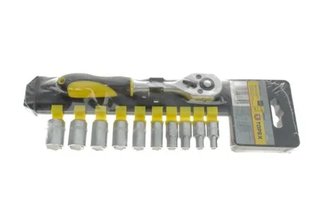 Набір змінних головок 1/4" 11шт. CrV TOPEX 38D650