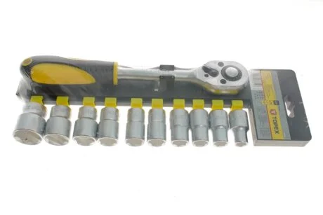 Набір змінних головок 1/2" 11шт. CrV TOPEX 38D652