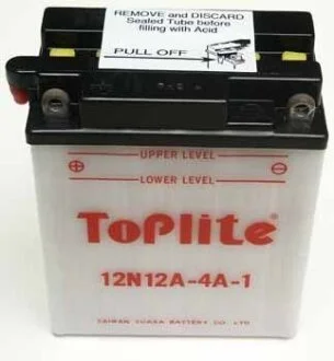 Мотоакумулятор TOPLITE 12N12A4A1