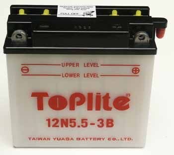 Мотоакумулятор TOPLITE 12N5.5-3B