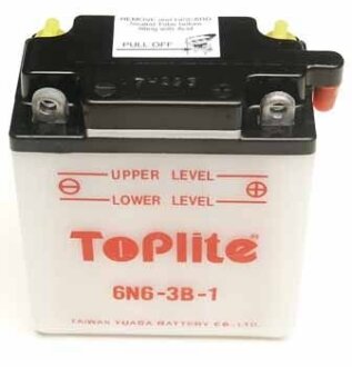 Мотоакумулятор TOPLITE 6N6-3B-1