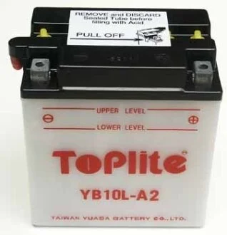 Мотоакумулятор TOPLITE YB10LA2
