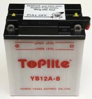 Мотоакумулятор TOPLITE YB12AB