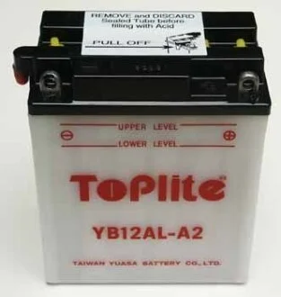 Мотоакумулятор TOPLITE YB12ALA2